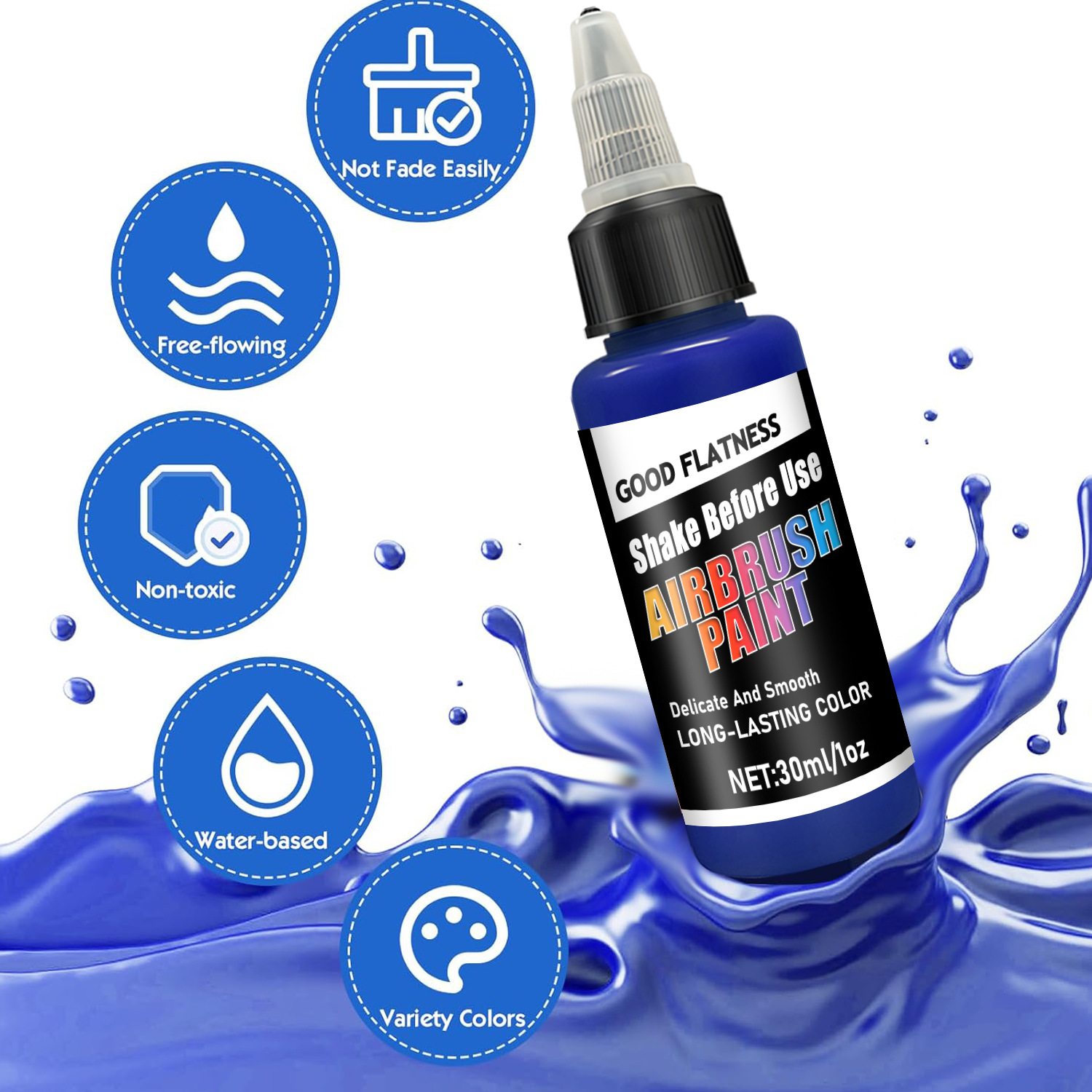 Airbrush Acrylic Paint Set 12  - Paint Model Kit review and price
